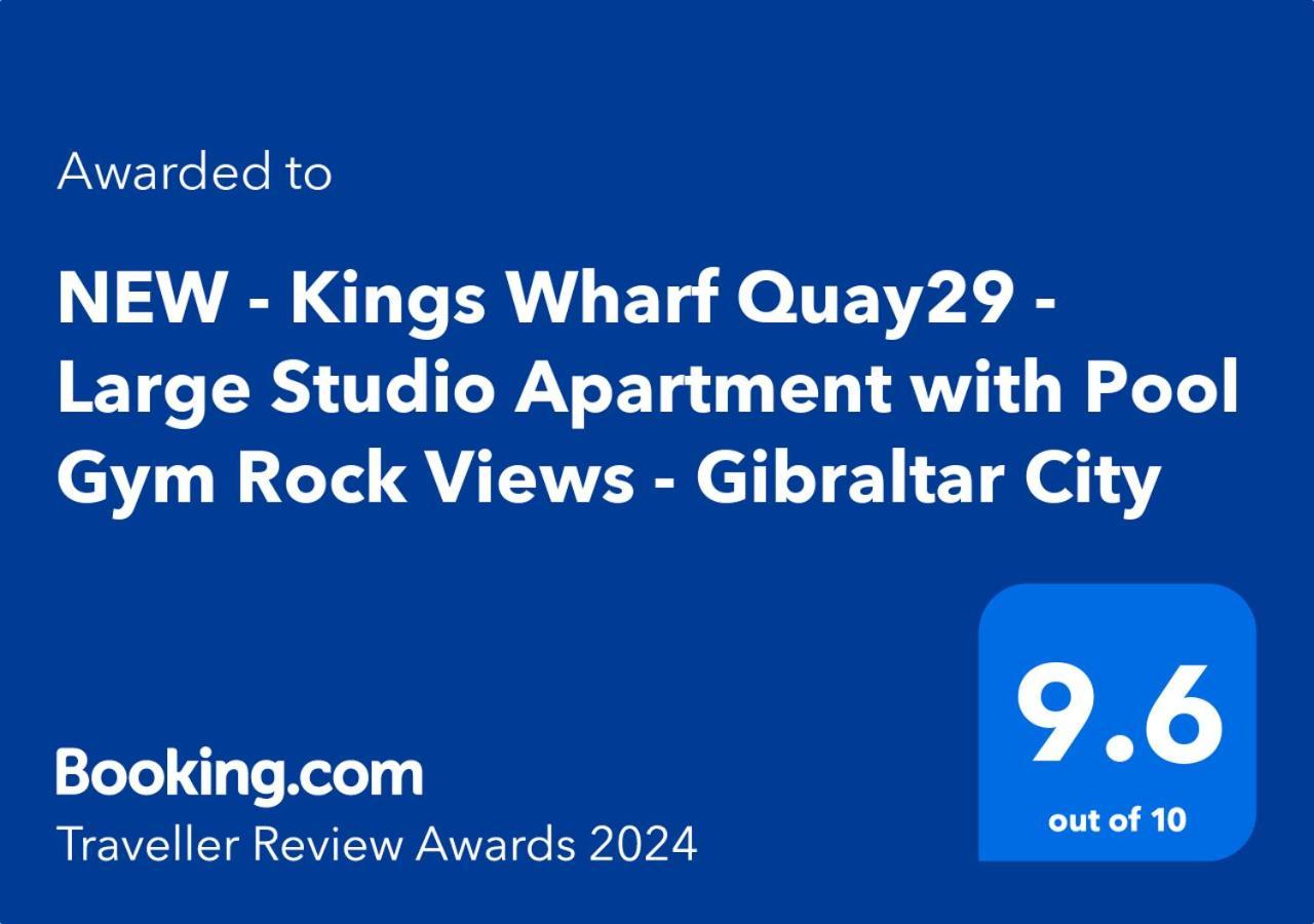 Kings Wharf Quay29 - Large Studio Apartment With 3 Pools - Gym - Rock Views - Holiday And Short Let Apartments In Gibraltar Luaran gambar